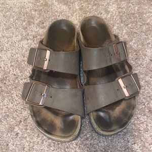 Brown Birkenstocks